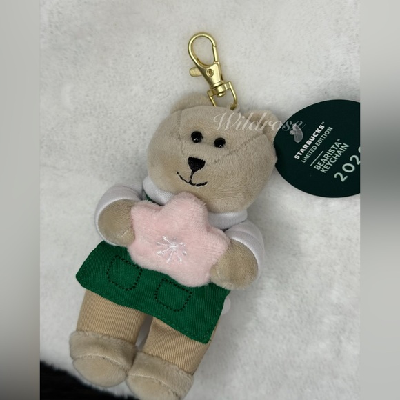 Starbucks 2026 Spring Pink Ombre Cherry Blossom Sakura 16 OZ Cold Cup + BEARISTA - Picture 7 of 9